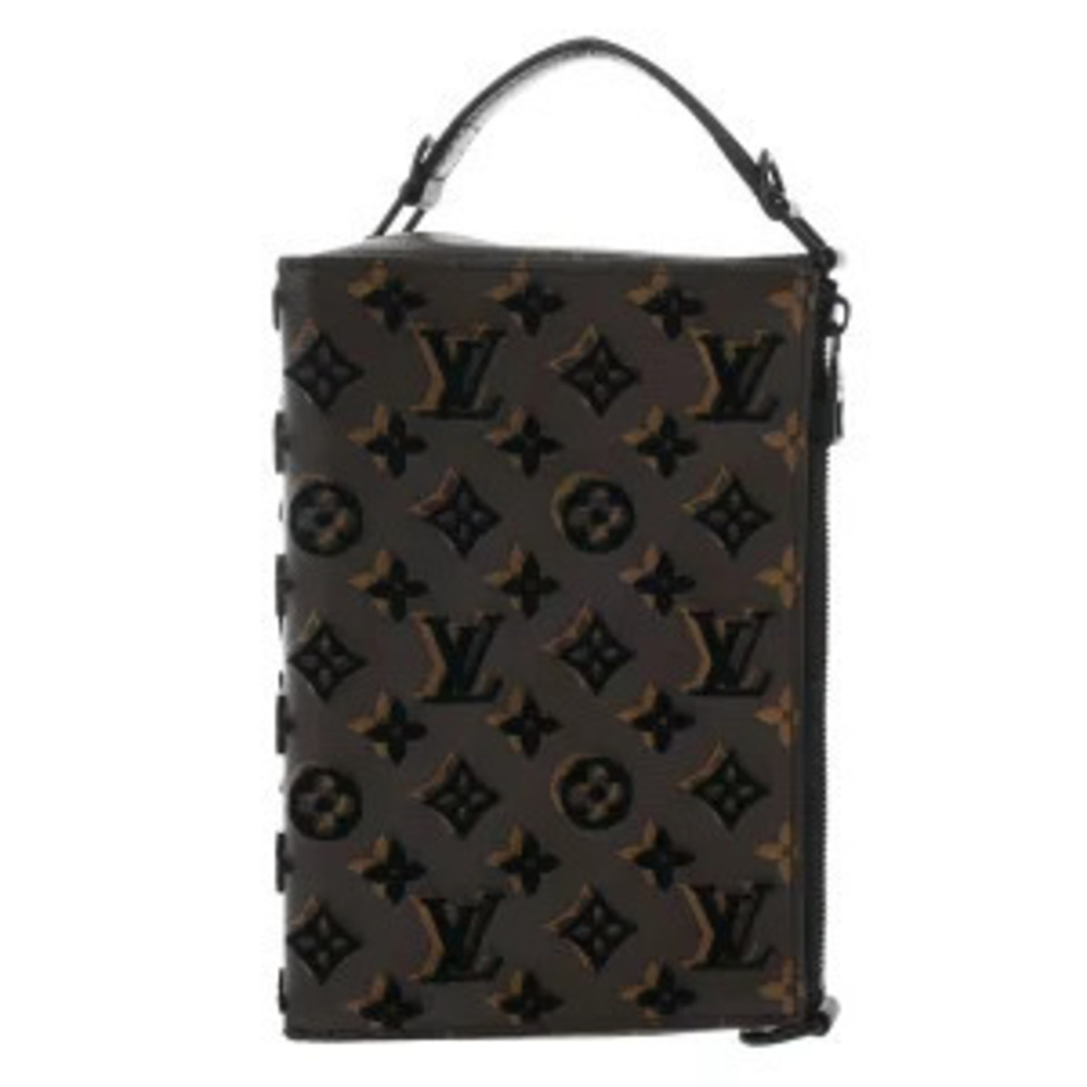 Louis Vuitton Monogram Tuftage Triangle Messenger Bag Brown Shoulder